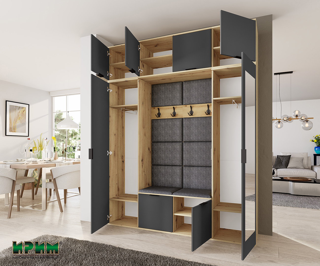 Мебели за антре копмозиция Сити 4085