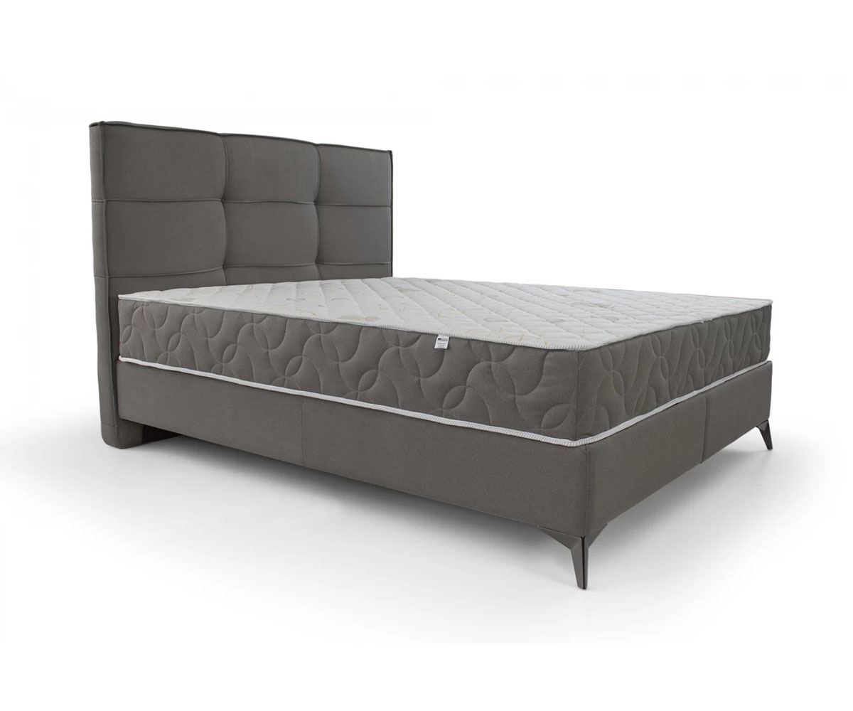 Тапицирано легло Boxspring сиво Avalon B2 Aria 17 K1 Black