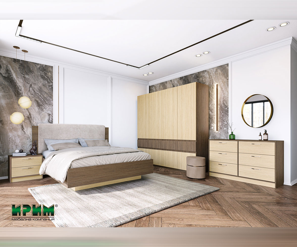 Спален комплект мебели Сити 7089-1046-3094