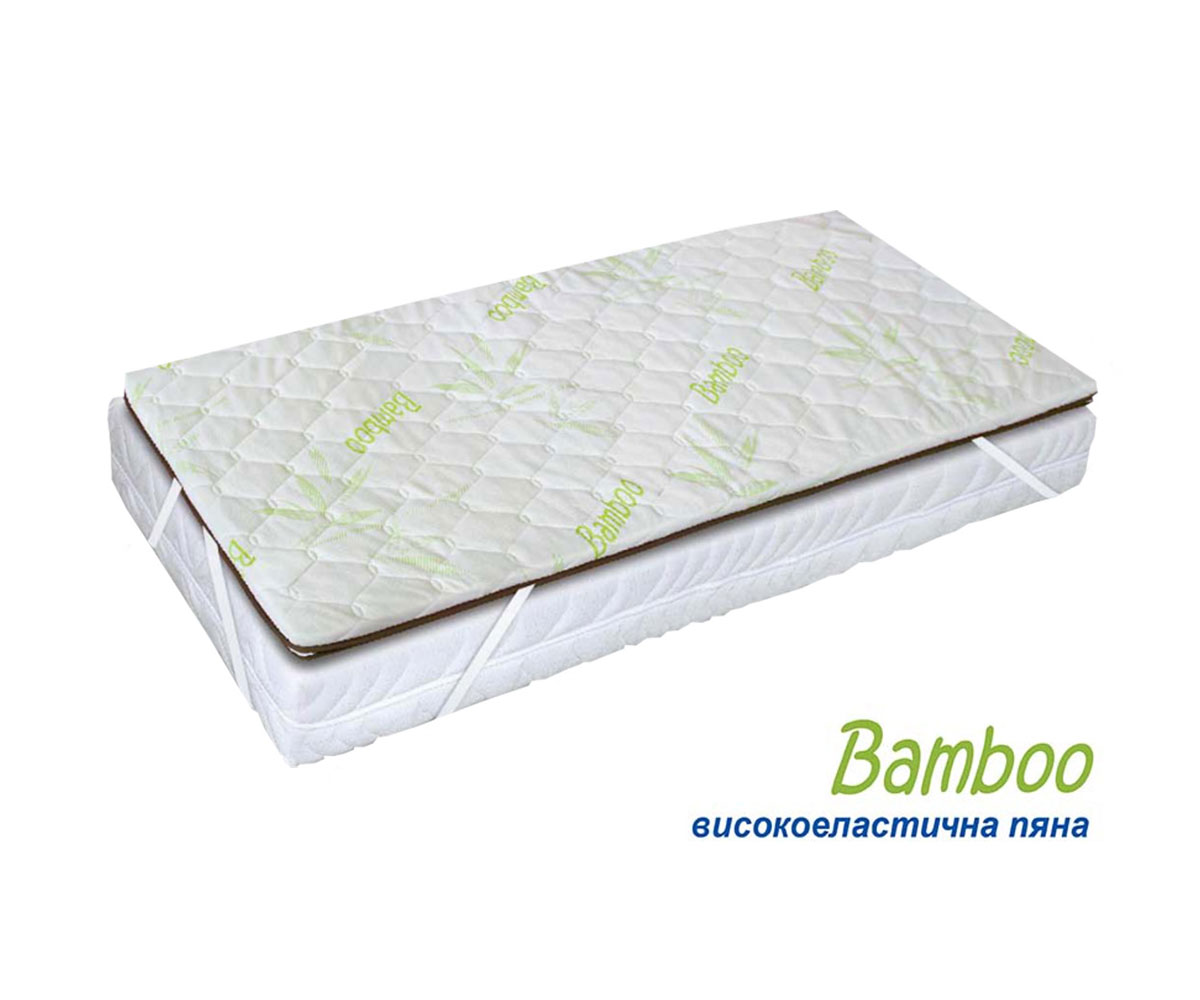 Топ матрак Bamboo високоеластична пяна